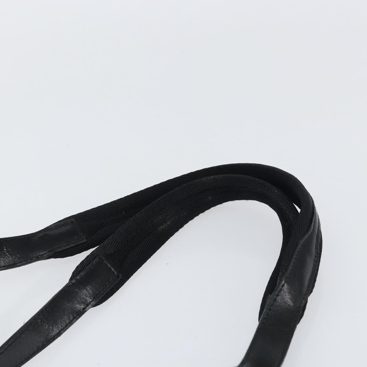 Prada PRADA Tote Bag Nylon Black Silver Authentic 151531