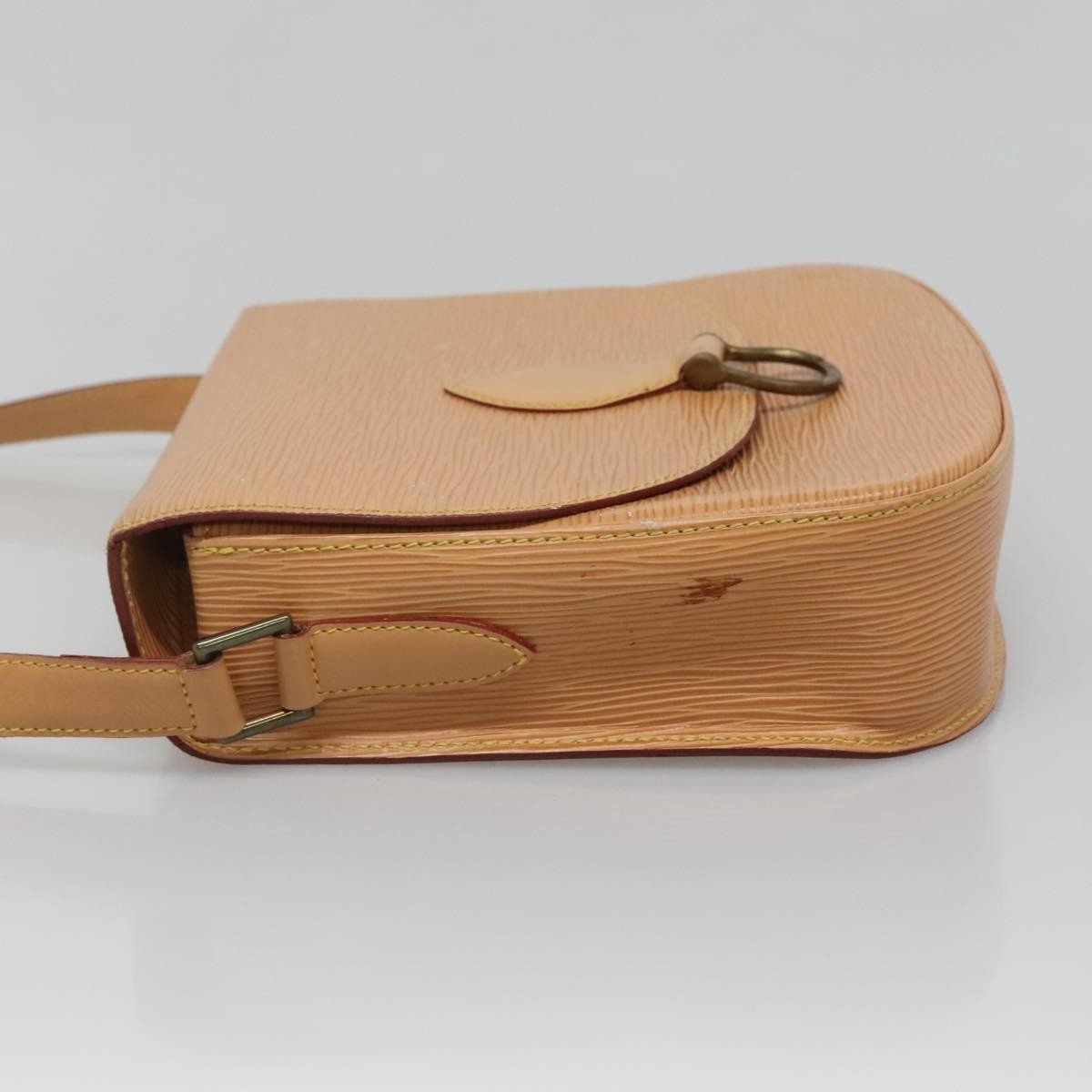 Louis Vuitton LOUIS VUITTON Epi Saint Cloud GM Shoulder Bag Beige M52196 LV Authentic bs26977