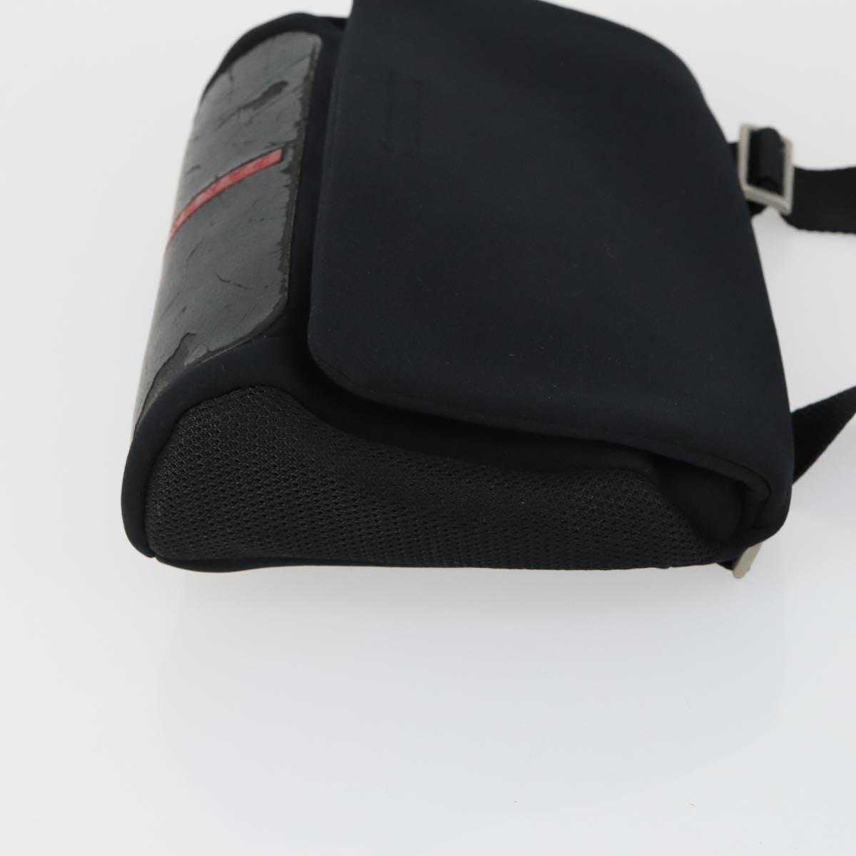 Prada PRADA Shoulder Bag Nylon 3 Set Black Authentic 165126