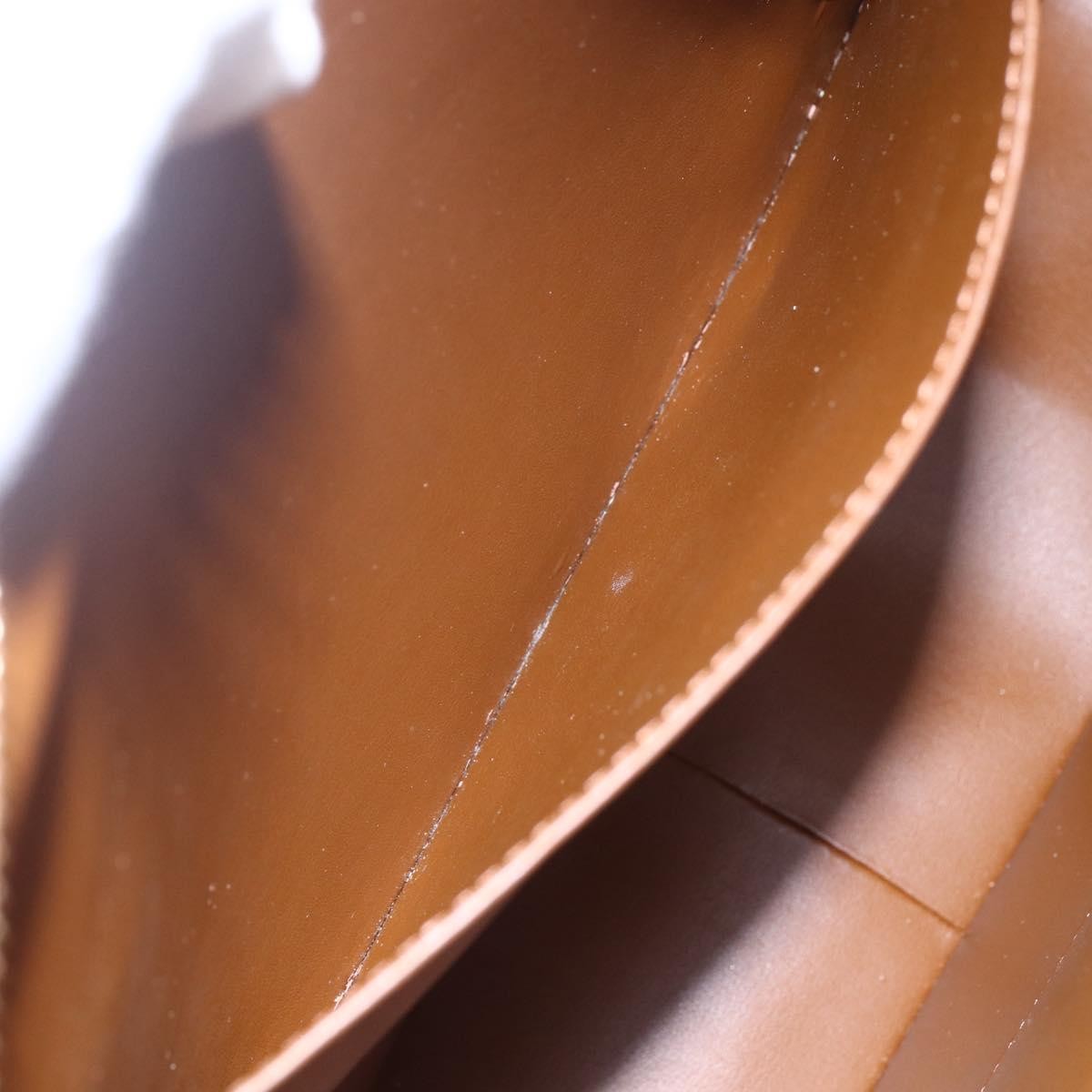 Louis Vuitton LOUIS VUITTON Monogram Vernis Columbus Tote Bag Bronze M91134 LV Authentic 145167