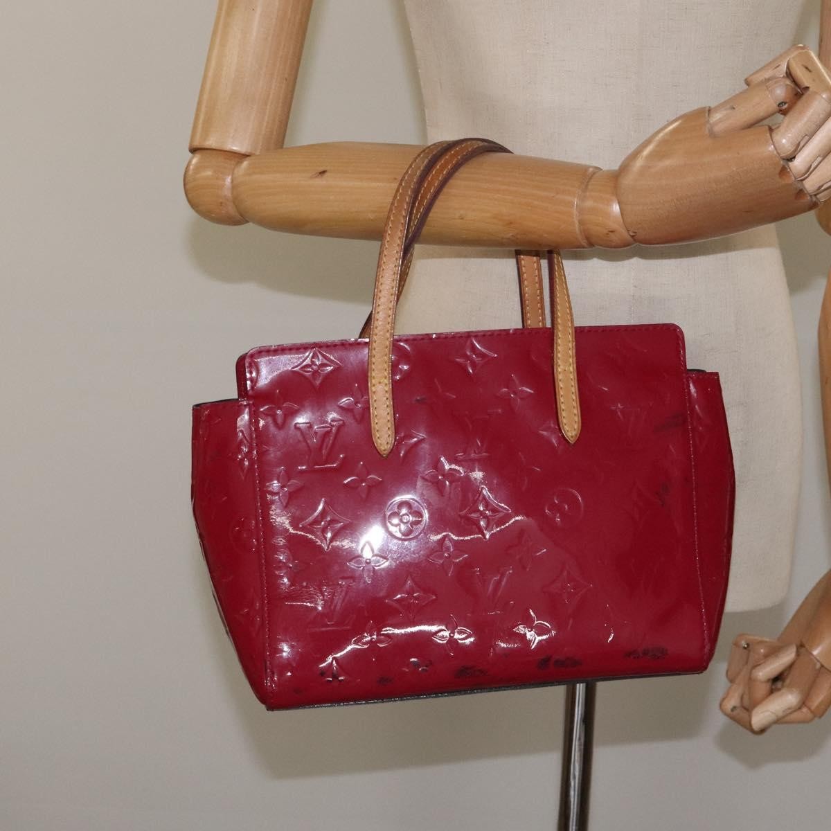 Louis Vuitton LOUIS VUITTON Monogram Vernis Catalina BB Bag Rose Andian M90016 LV Authentic KD072