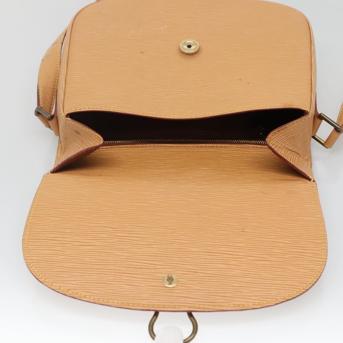Louis Vuitton LOUIS VUITTON Epi Saint Cloud GM Shoulder Bag Beige M52196 LV Authentic bs26977