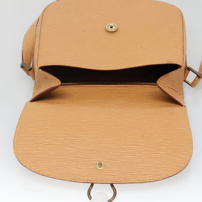 Louis Vuitton LOUIS VUITTON Epi Saint Cloud GM Shoulder Bag Beige M52196 LV Authentic bs26977
