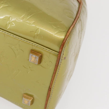 Louis Vuitton LOUIS VUITTON Monogram Vernis Tompkins Square Bag Gris M91150 LV Authentic ep12776
