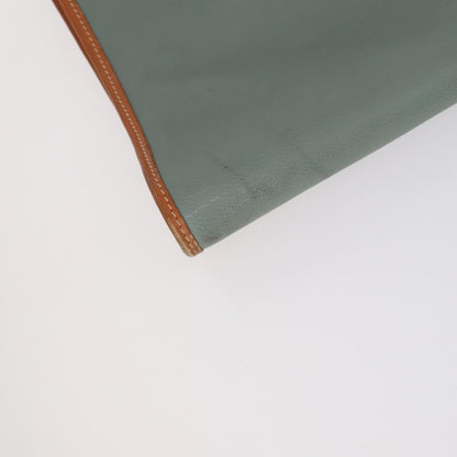 Valentino VALENTINO Garment Cover Leather Green Gold Authentic bs31394 Bag