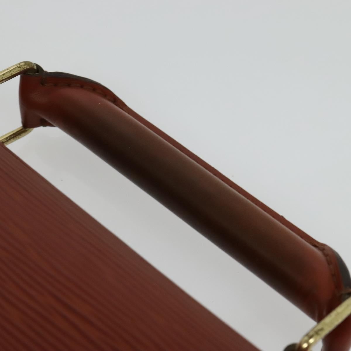 Louis Vuitton LOUIS VUITTON Epi Serviette Conseiller Briefcase Brown M54423 LV Authentic BA4610 Bag
