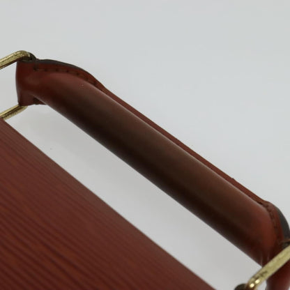 Louis Vuitton LOUIS VUITTON Epi Serviette Conseiller Briefcase Brown M54423 LV Authentic BA4610 Bag