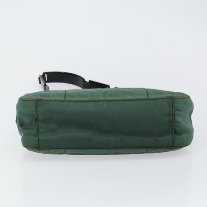 Prada PRADA Quilted Chain Shoulder Bag Nylon plastic Green Authentic mr1504
