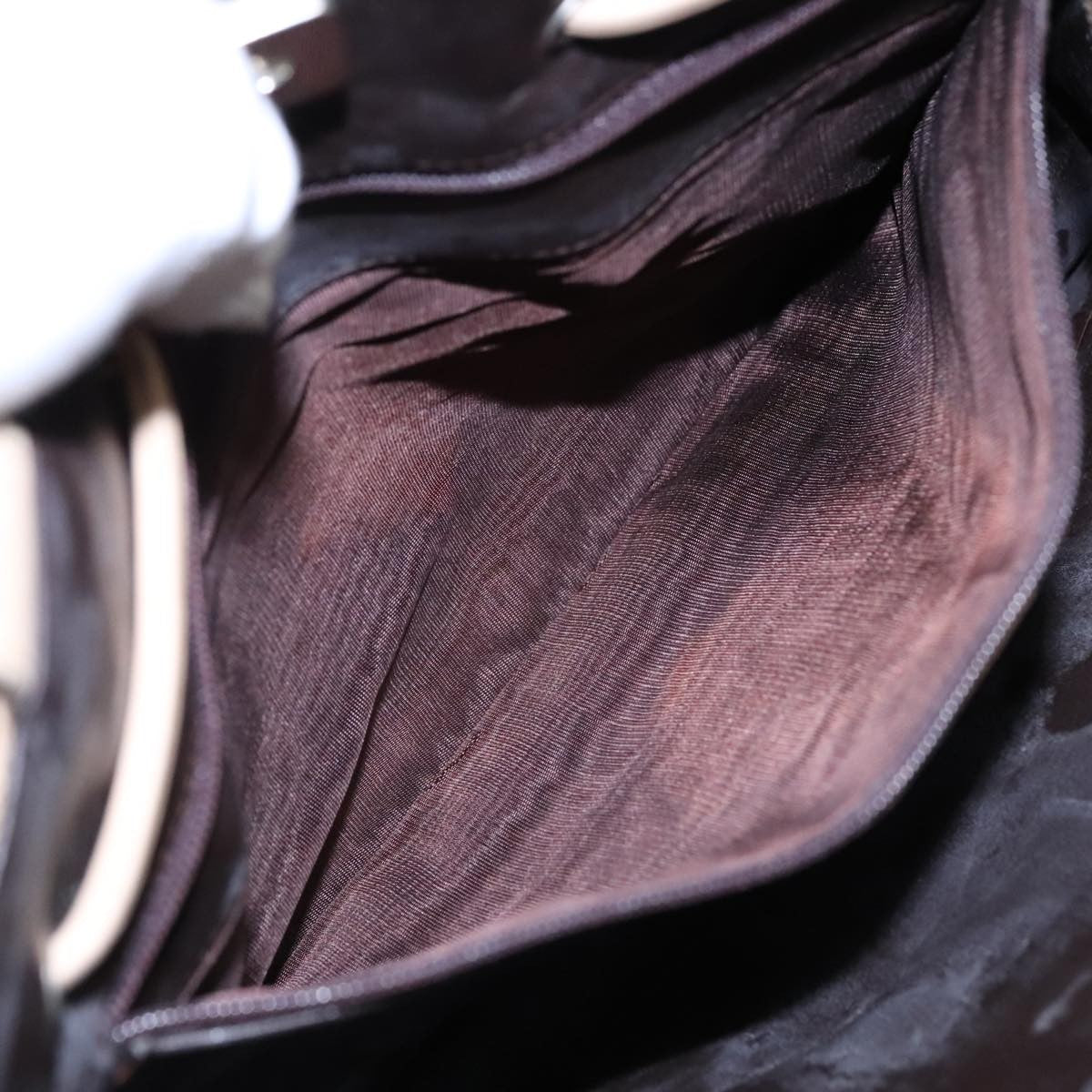 Gucci GUCCI GG Canvas Tote Bag Beige Silver 002 1053 Authentic 90509