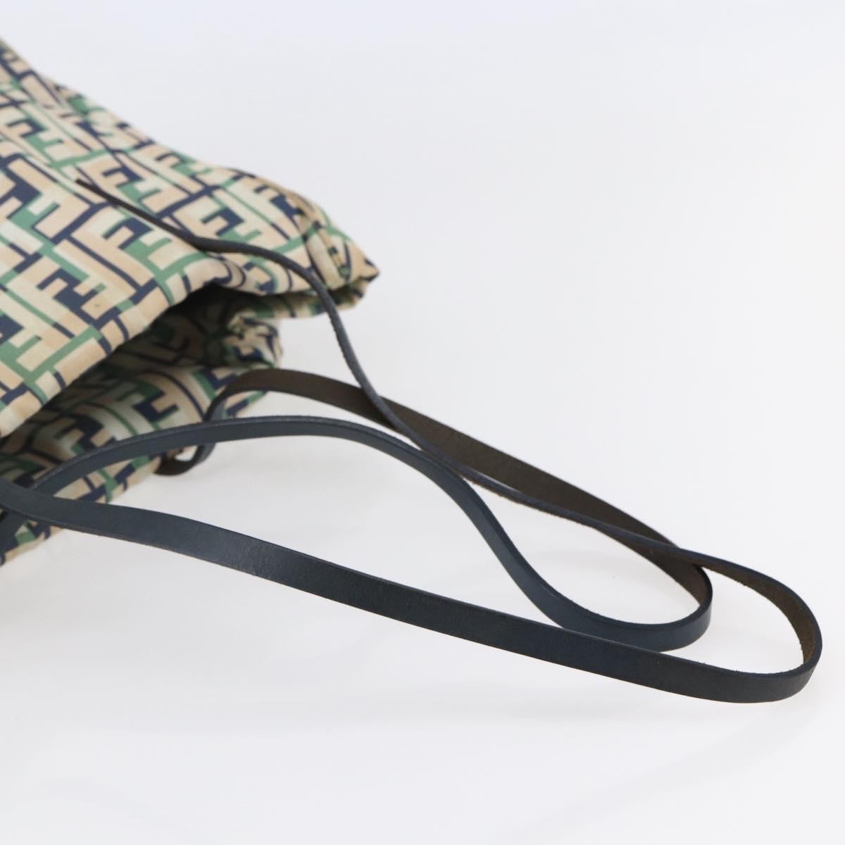 Fendi FENDI Zucca Canvas Tote Bag Navy Authentic 147615