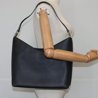 Gucci GUCCI Shoulder Bag Patent Leather Black Silver 001 3017 002058 Authentic yk16254