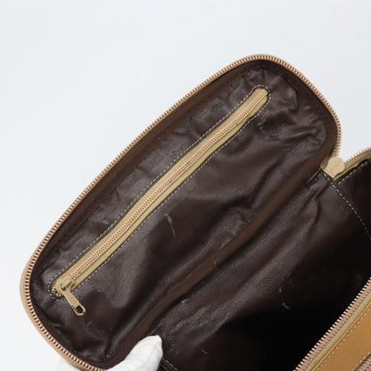 Loewe LOEWE Hand Bag Leather Beige Gold Authentic 165106