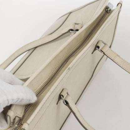 Louis Vuitton LOUIS VUITTON Epi Madeleine PM Hand Bag White Yvoire M5933J LV Authentic 160228