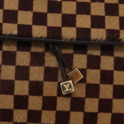Louis Vuitton LOUIS VUITTON Damie sovage Gazelle Bag Harako leather Brown M92130 Authentic ka3269