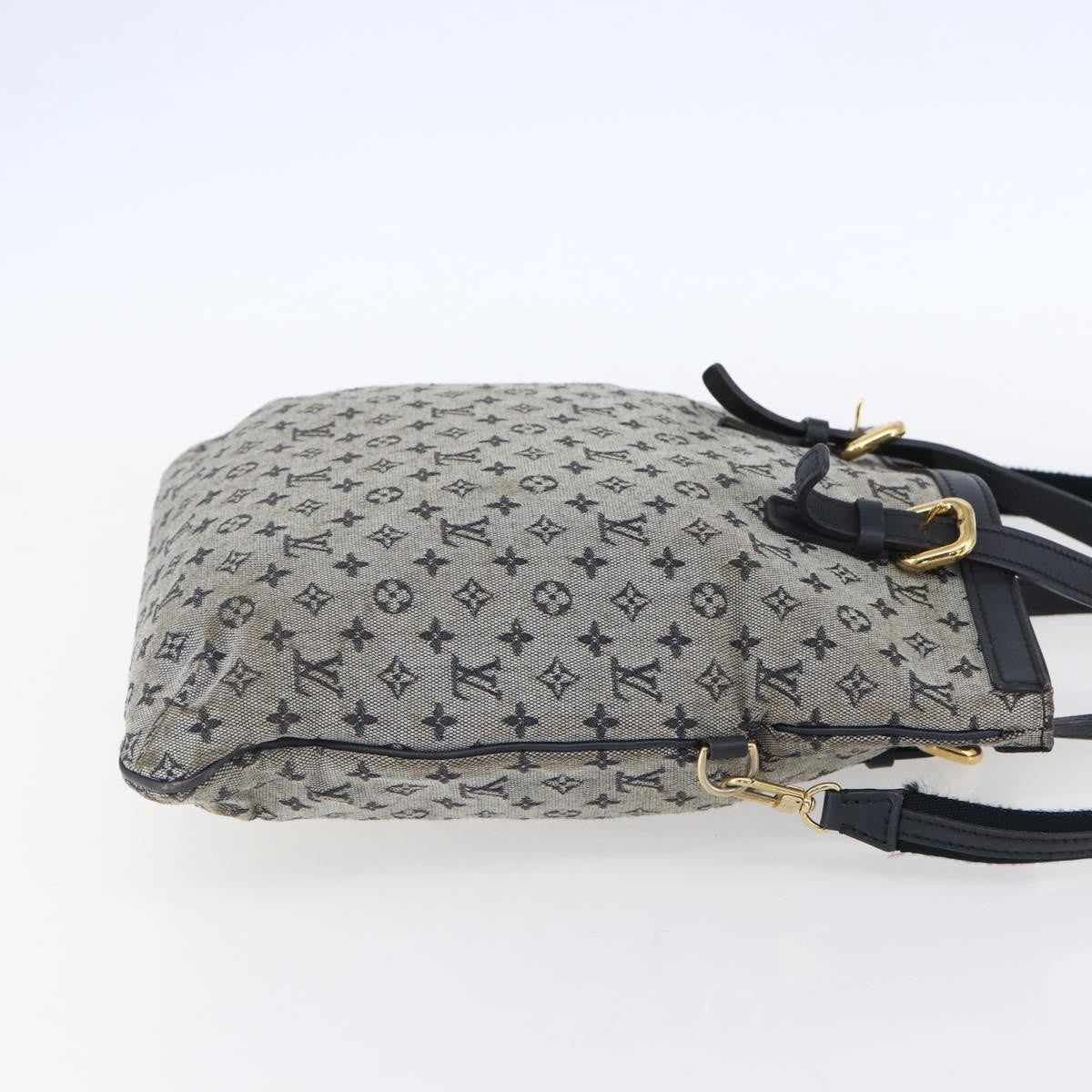 Louis Vuitton LOUIS VUITTON Monogram Mini Fran?oise Tote Bag 2way Blue M92208 LV Authentic 151081