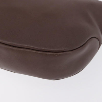 Salvatore Ferragamo Salvatore Ferragamo Shoulder Bag Leather Brown Gold Authentic SW1941