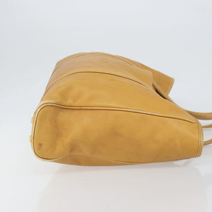 Loewe LOEWE Anagram Tote Bag Leather Beige Gold Authentic 149645