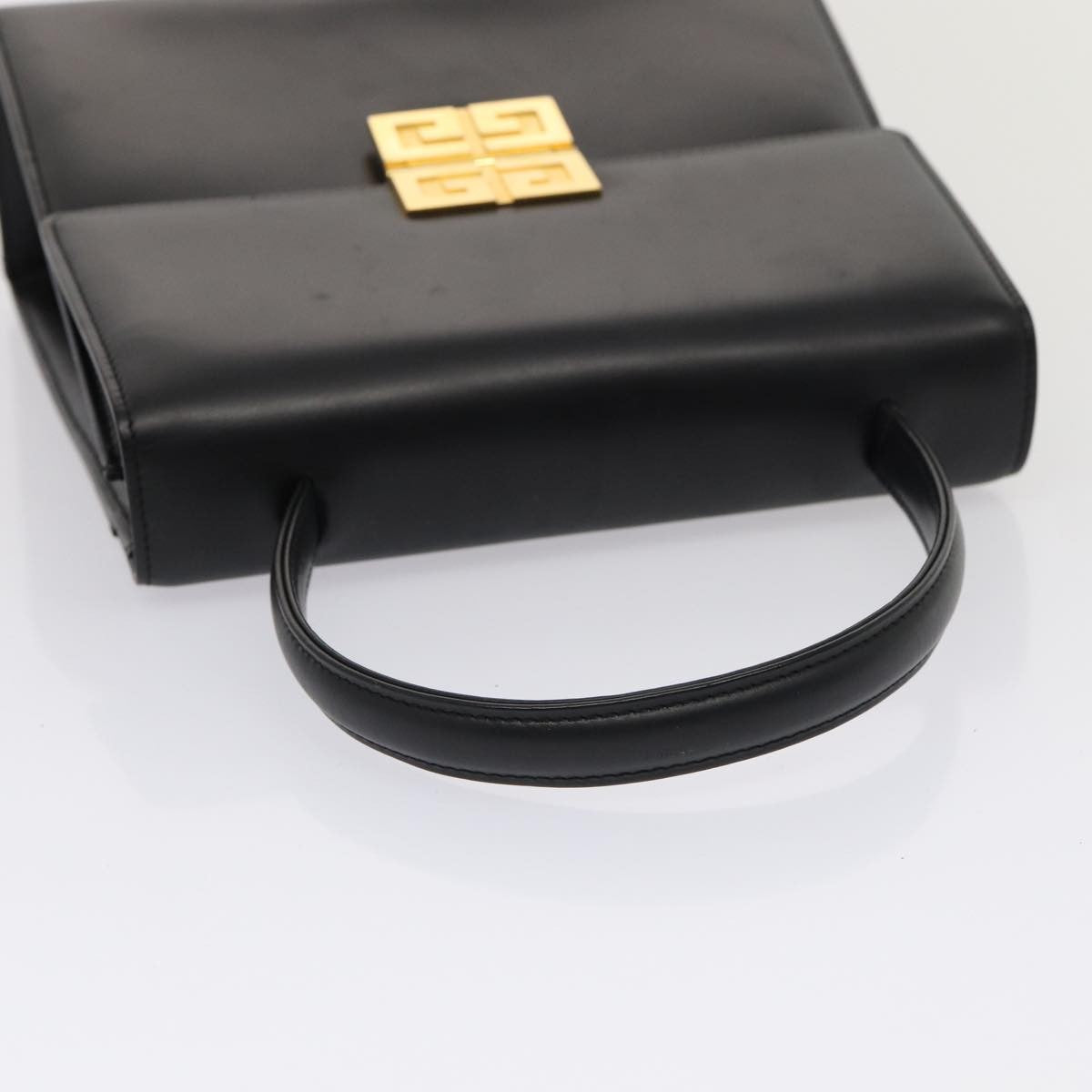 Givenchy GIVENCHY Hand Bag Leather Black Authentic am6590