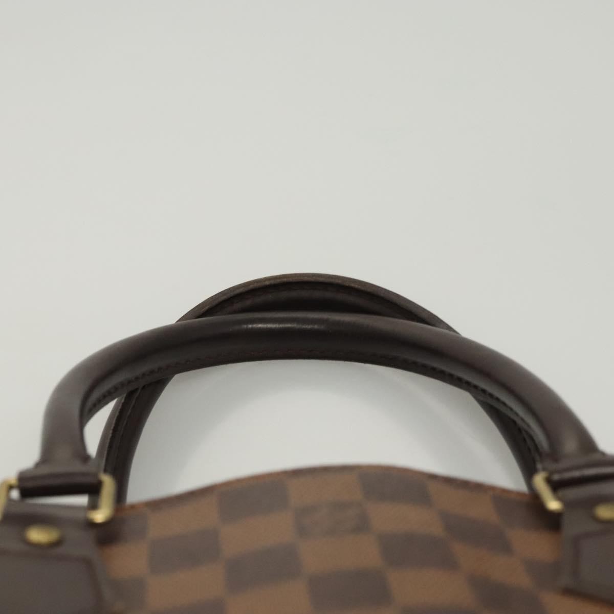 Louis Vuitton LOUIS VUITTON Damier Ebene Sac Plat Hand Bag N51140 LV Authentic 118710