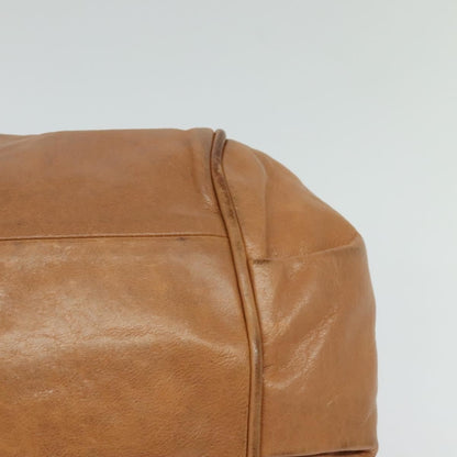 Chloé Chloé Chloe Hand Bag Leather 2way Brown Gold Authentic BA590