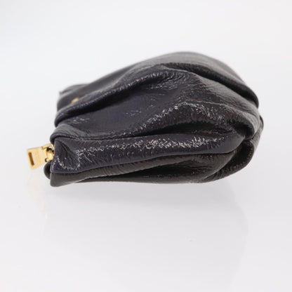 Prada PRADA Pouch Enamel Purple Gold Authentic 154899 Bag