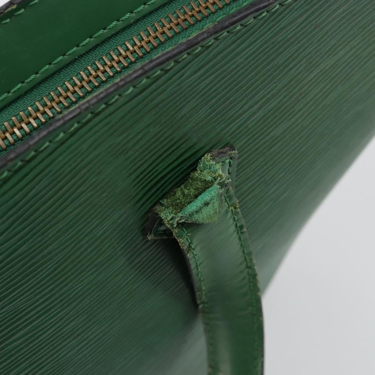 Louis Vuitton LOUIS VUITTON Epi Saint Jacques Hand Bag Green M52274 LV Authentic 168866