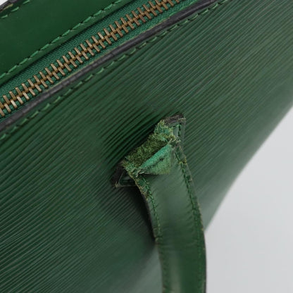 Louis Vuitton LOUIS VUITTON Epi Saint Jacques Hand Bag Green M52274 LV Authentic 168866