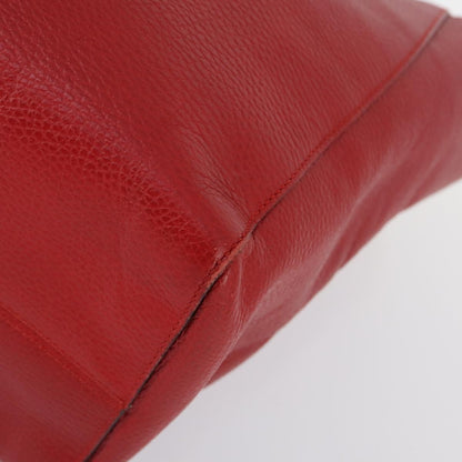 Gucci GUCCI Swing Tote Bag Leather Red Gold 354397 Authentic 144275
