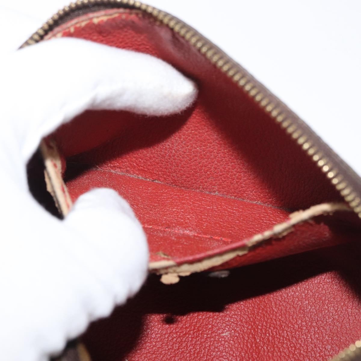Louis Vuitton LOUIS VUITTON Damier Ebene Pochette Cosmetic PM Pouch N47516 LV Authentic 178952 Bag