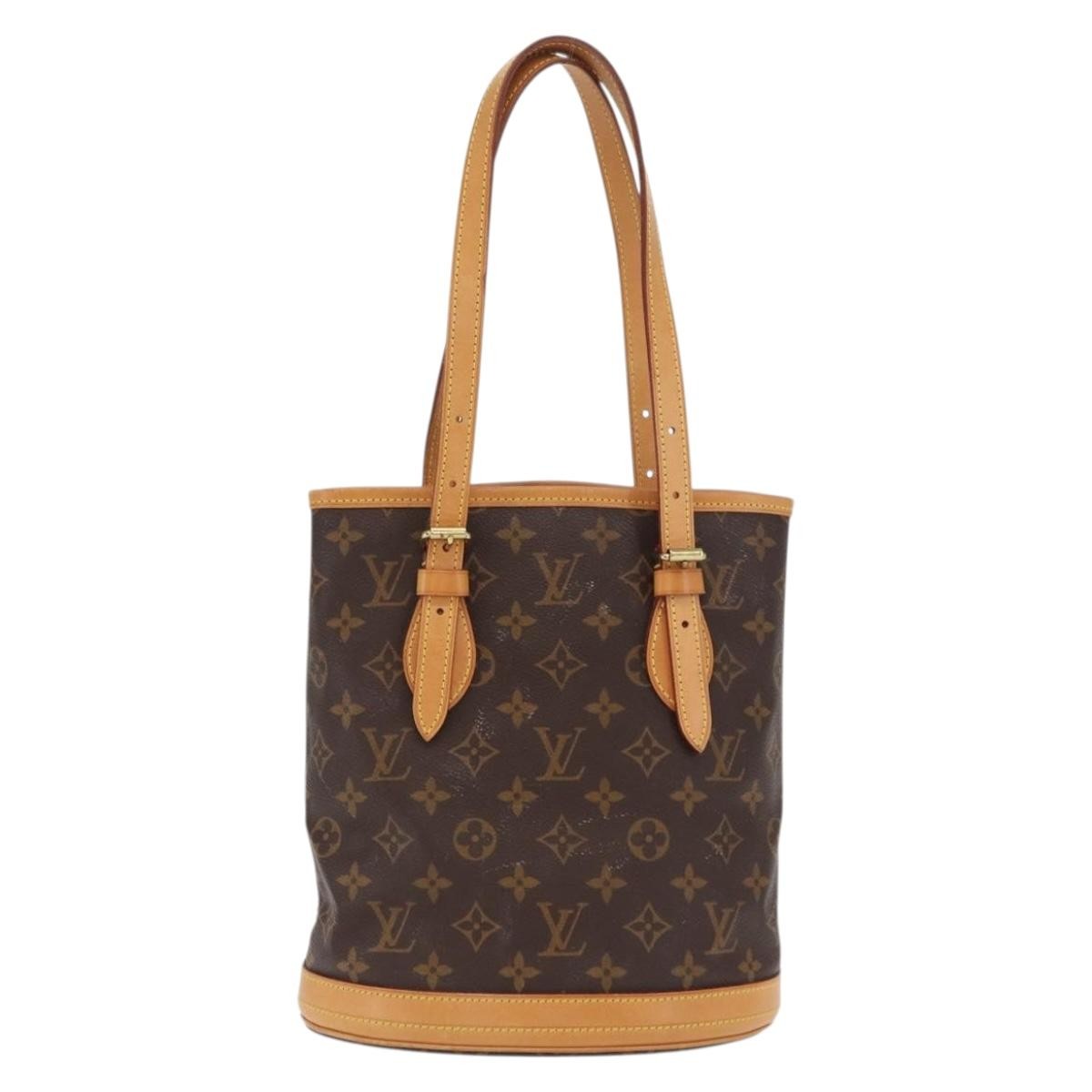 Louis Vuitton LOUIS VUITTON Monogram Bucket PM Shoulder Bag M42238 LV Authentic am9732