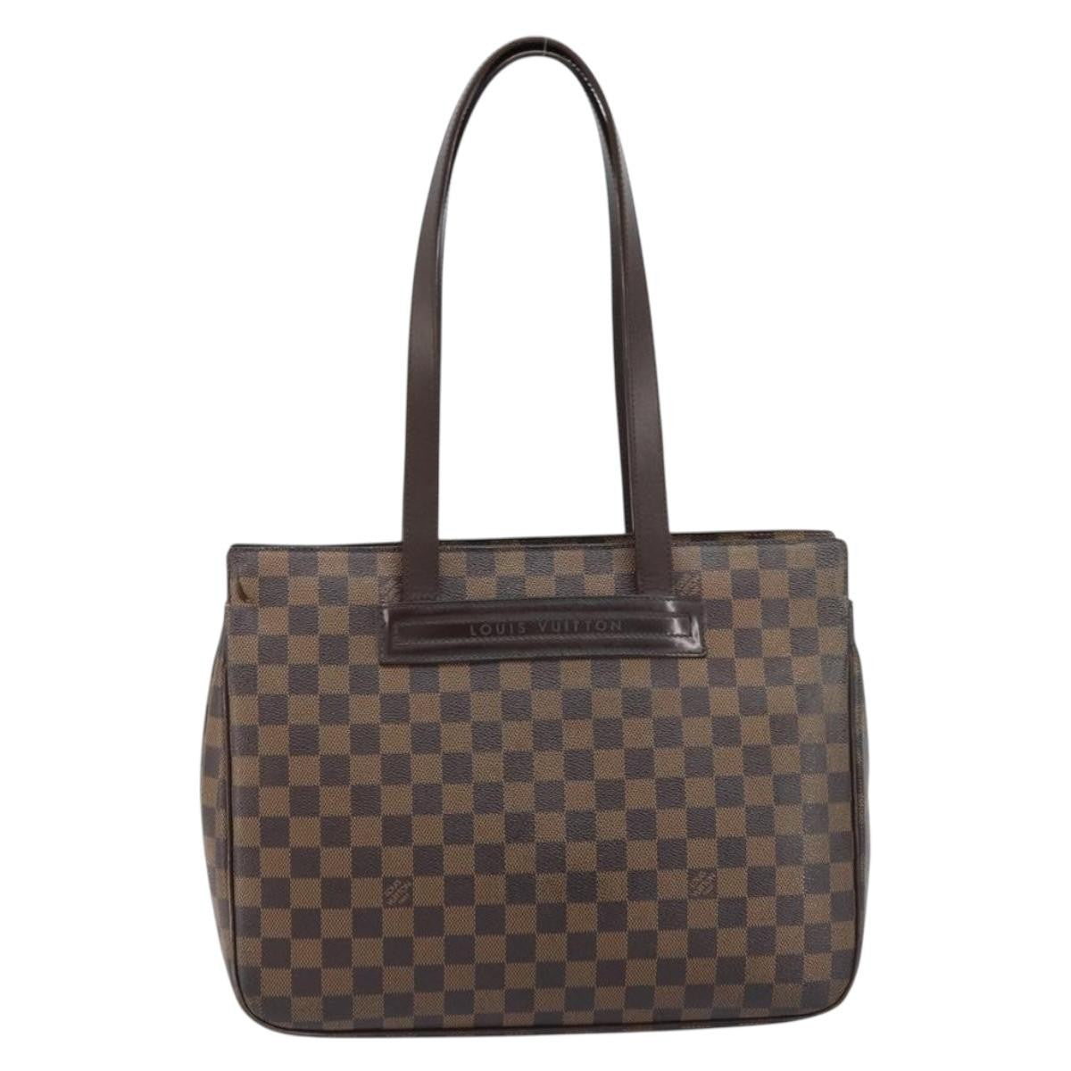 Louis Vuitton LOUIS VUITTON Damier Ebene Parioli PM Tote Bag N51123 LV Authentic bs33389