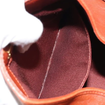 Givenchy GIVENCHY Hand Bag Leather Brown Gold Authentic 159082