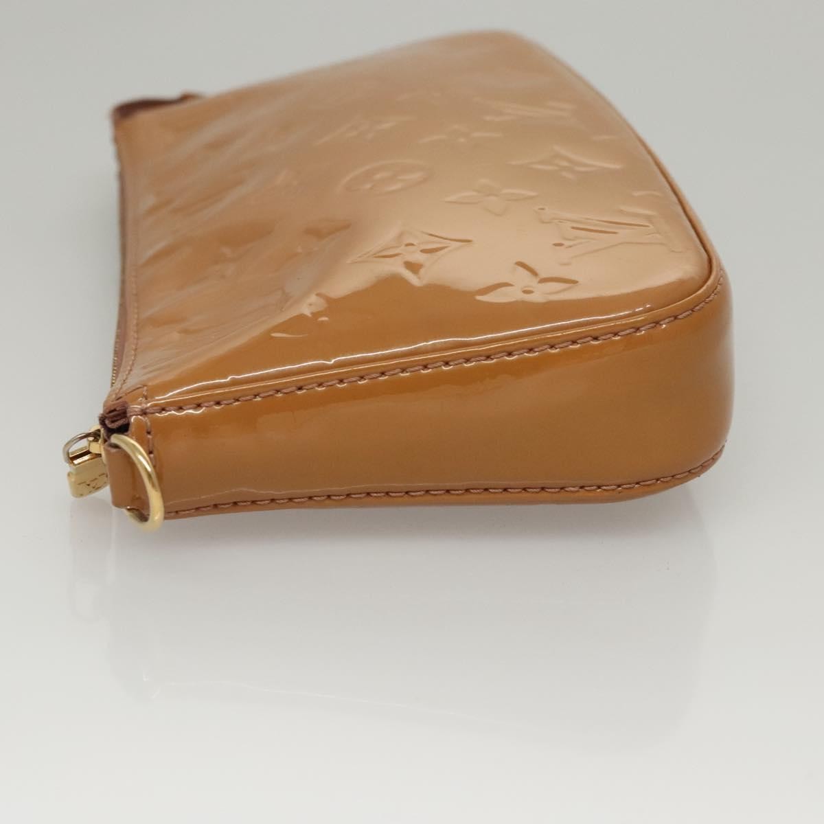 Louis Vuitton LOUIS VUITTON Vernis Pochette Accessoires Pouch Rose Velours M91575 Authentic 117712 Bag