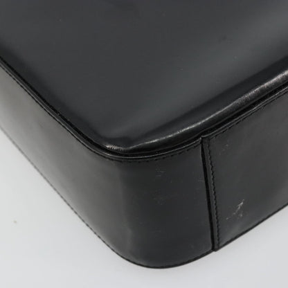 Gucci GUCCI Soho Shoulder Bag Patent leather Black Silver Authentic 179948