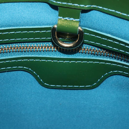 Louis Vuitton LOUIS VUITTON Monogram Vernis Wilshire PM Bag Blue Lagon M91724 LV Authentic bs33564