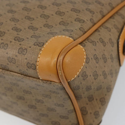 Gucci GUCCI Micro GG Supreme Shoulder Bag PVC Beige Gold Authentic ep11521