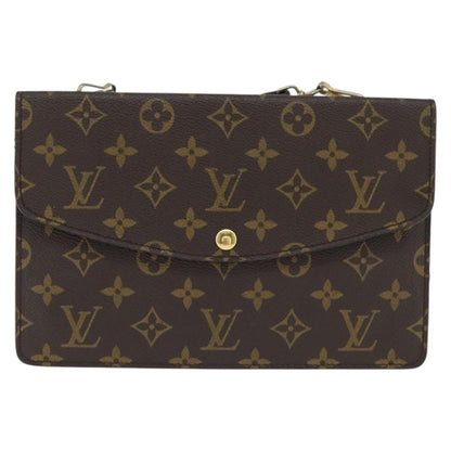 Louis Vuitton LOUIS VUITTON Monogram Double Rabat Shoulder Bag M51815 LV Authentic 147932