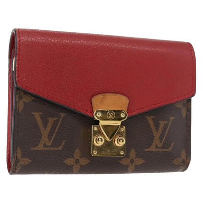 Louis Vuitton LOUIS VUITTON Monogram Noir Portefeuille Purse Compact Wallet M67478 Authentic fm4941