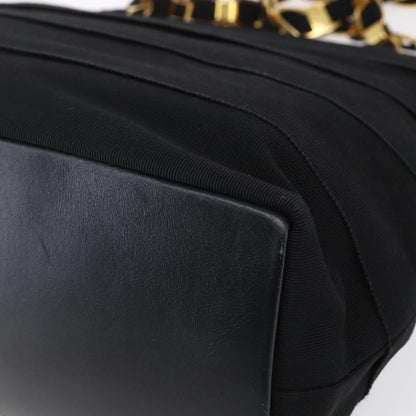 Salvatore Ferragamo Salvatore Ferragamo Chain Vala Tote Bag Canvas Navy Gold Authentic BA7334