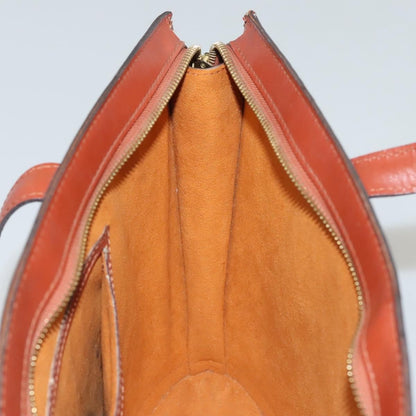 Louis Vuitton LOUIS VUITTON Epi Saint Jacques Hand Bag Brown M52263 LV Authentic BA1346