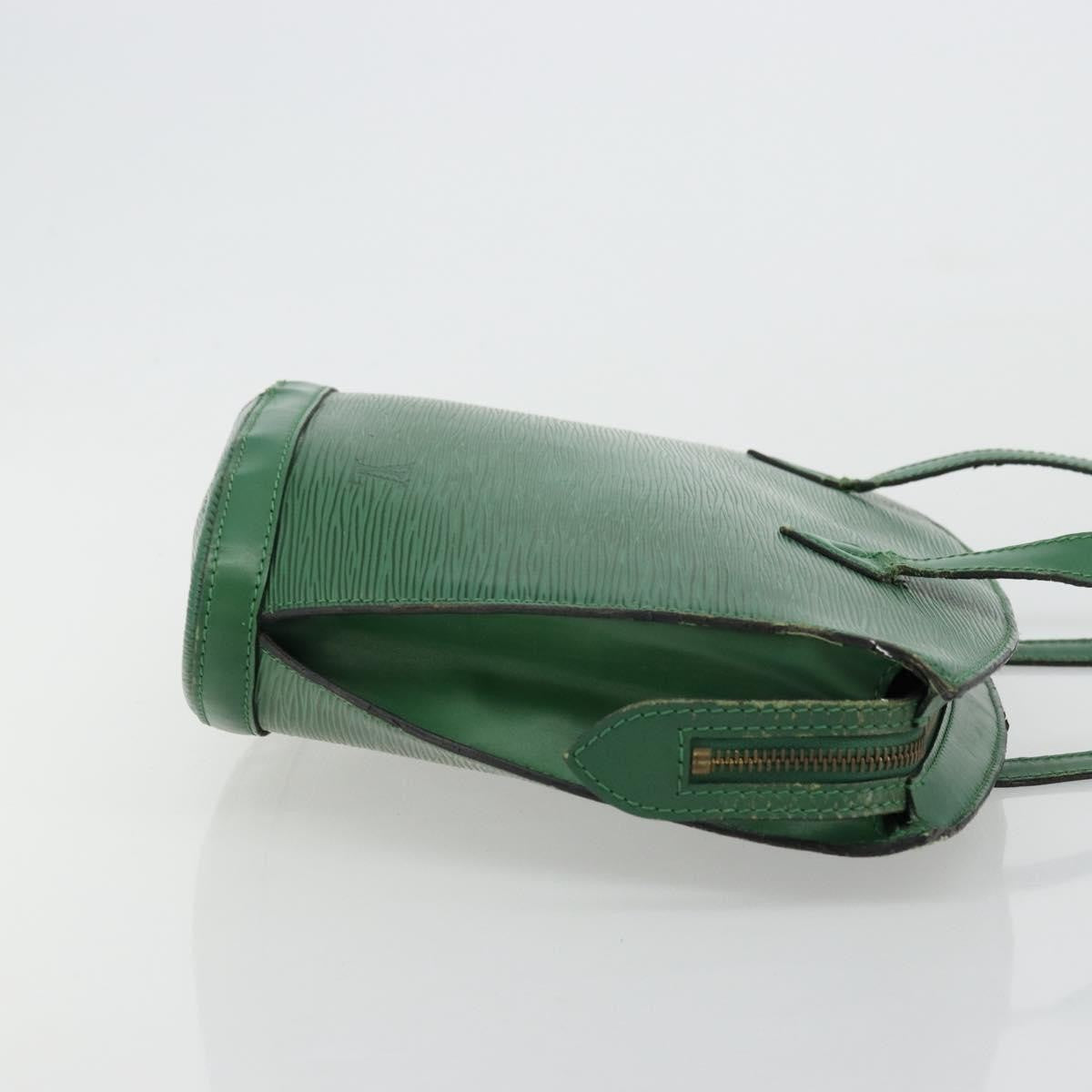 Louis Vuitton LOUIS VUITTON Epi Saint Jacques Hand Bag Green M52274 LV Authentic 168866