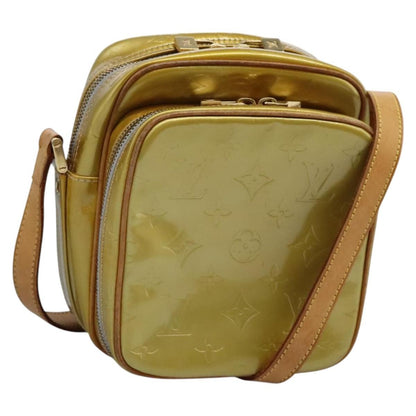 Louis Vuitton LOUIS VUITTON Monogram Vernis Wooster Shoulder Bag Gris M91036 LV Authentic ep7979