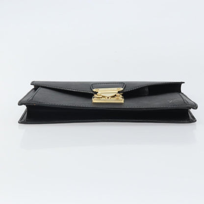 Louis Vuitton LOUIS VUITTON Epi Serie Dragonne Clutch Bag Black Noir M52612 LV Authentic BA9336