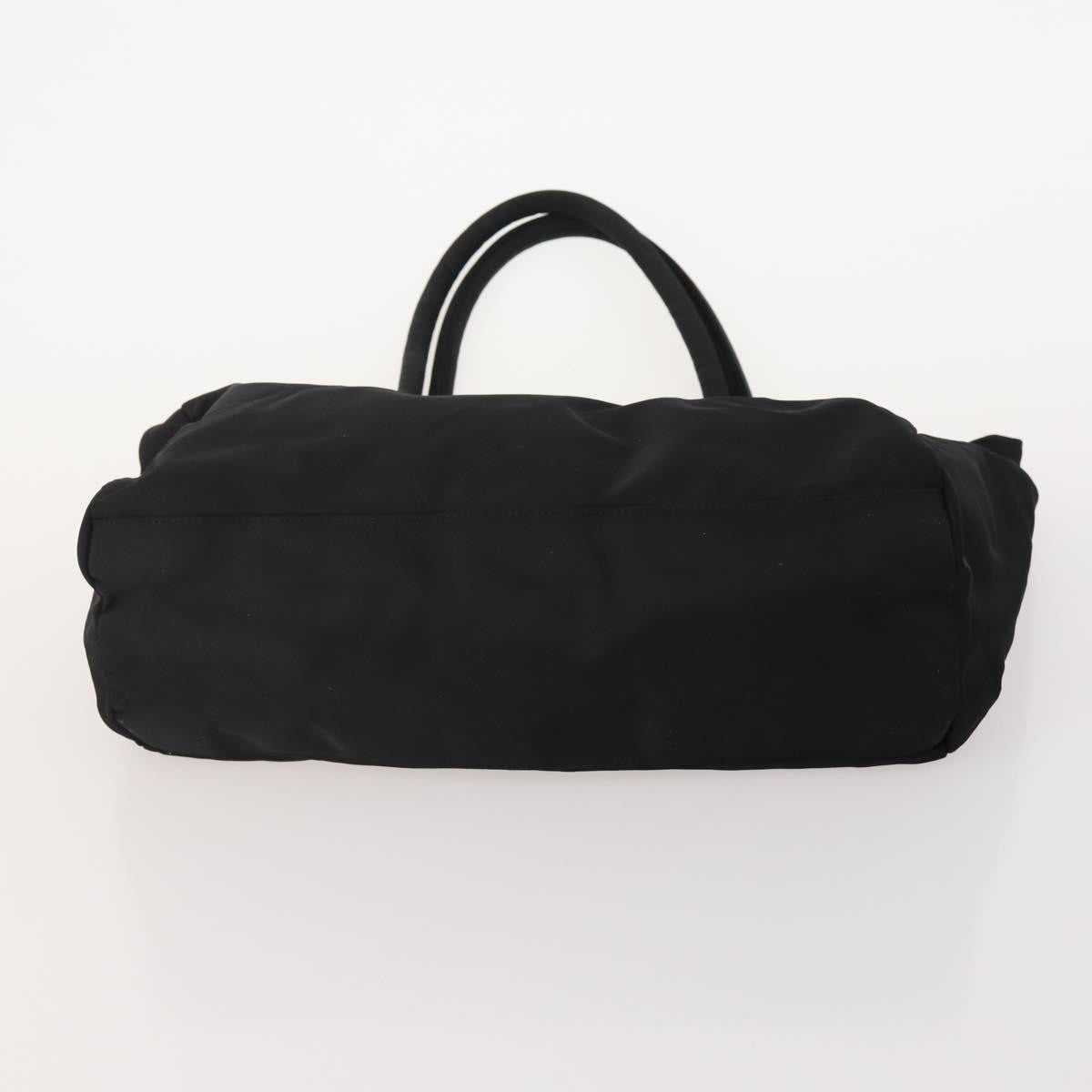 Prada PRADA Hand Bag Nylon 4 Set Black Silver Green Authentic 178840