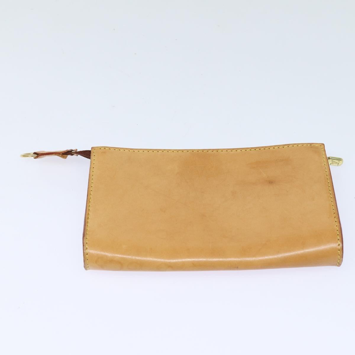 Louis Vuitton LOUIS VUITTON Nomad leather Bucket PM Shoulder Bag Beige M85001 LV Authentic 80351