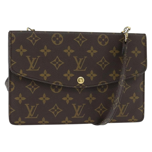 Louis Vuitton LOUIS VUITTON Monogram Double Rabat Shoulder Bag M51815 LV Authentic 147932