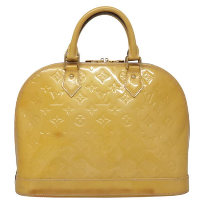 Louis Vuitton LOUIS VUITTON Monogram Vernis Alma PM Hand Bag 2way Dunne M90170 LV Authentic KD187
