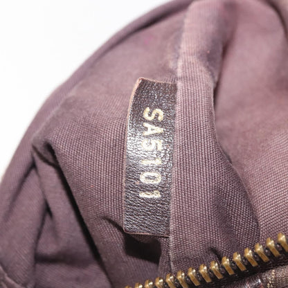 Louis Vuitton LOUIS VUITTON Monogram Idylle Ballad PM Tote Bag Dark Brown M40573 Authentic 144172