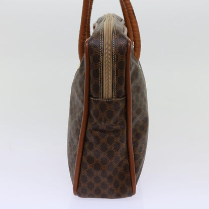 Celine CELINE Macadam Canvas Shoulder Bag PVC Brown Authentic 69901