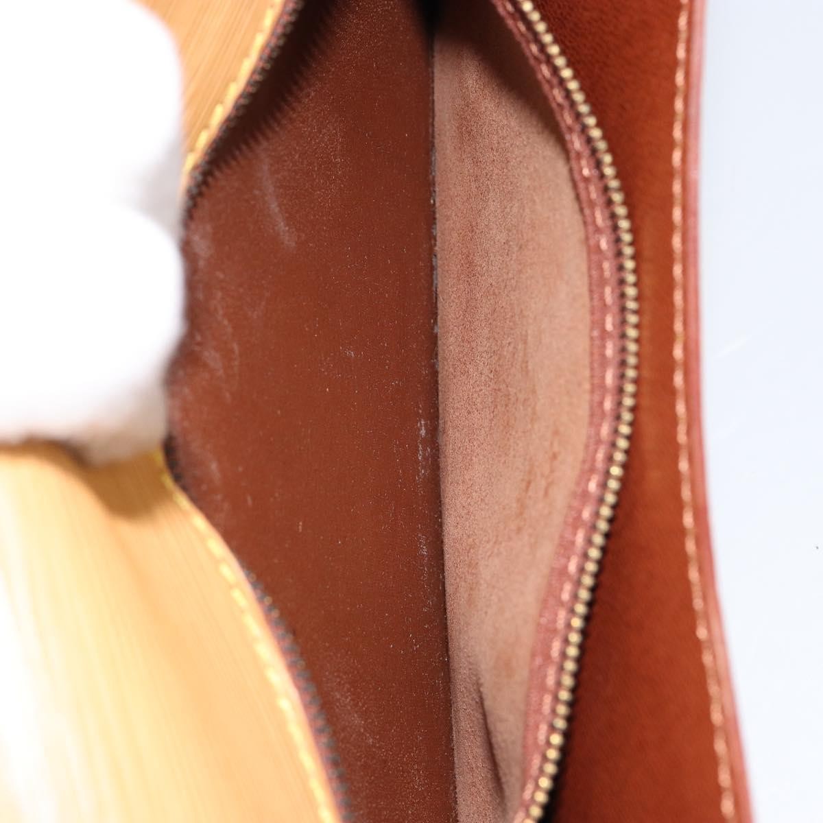 Louis Vuitton LOUIS VUITTON Epi Biface Hand Bag 2way Beige LV Authentic bs30897
